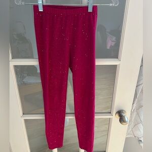 GAP Glittery Pink Kids Leggings